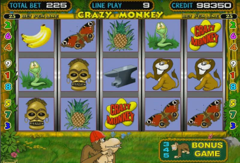 Онлайн эмуляторы «Crazy Monkey» — классика от казино Вулкан Кинг