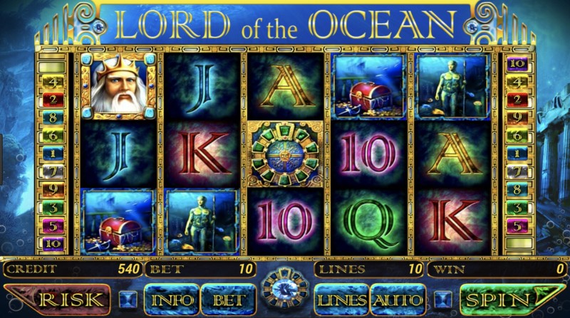 Играйте на слотах «Lord of the Ocean» от казино Эльдорадо